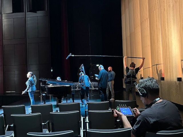 Crew On-Stage bei der BBC Studios Produktion in Baden-Baden