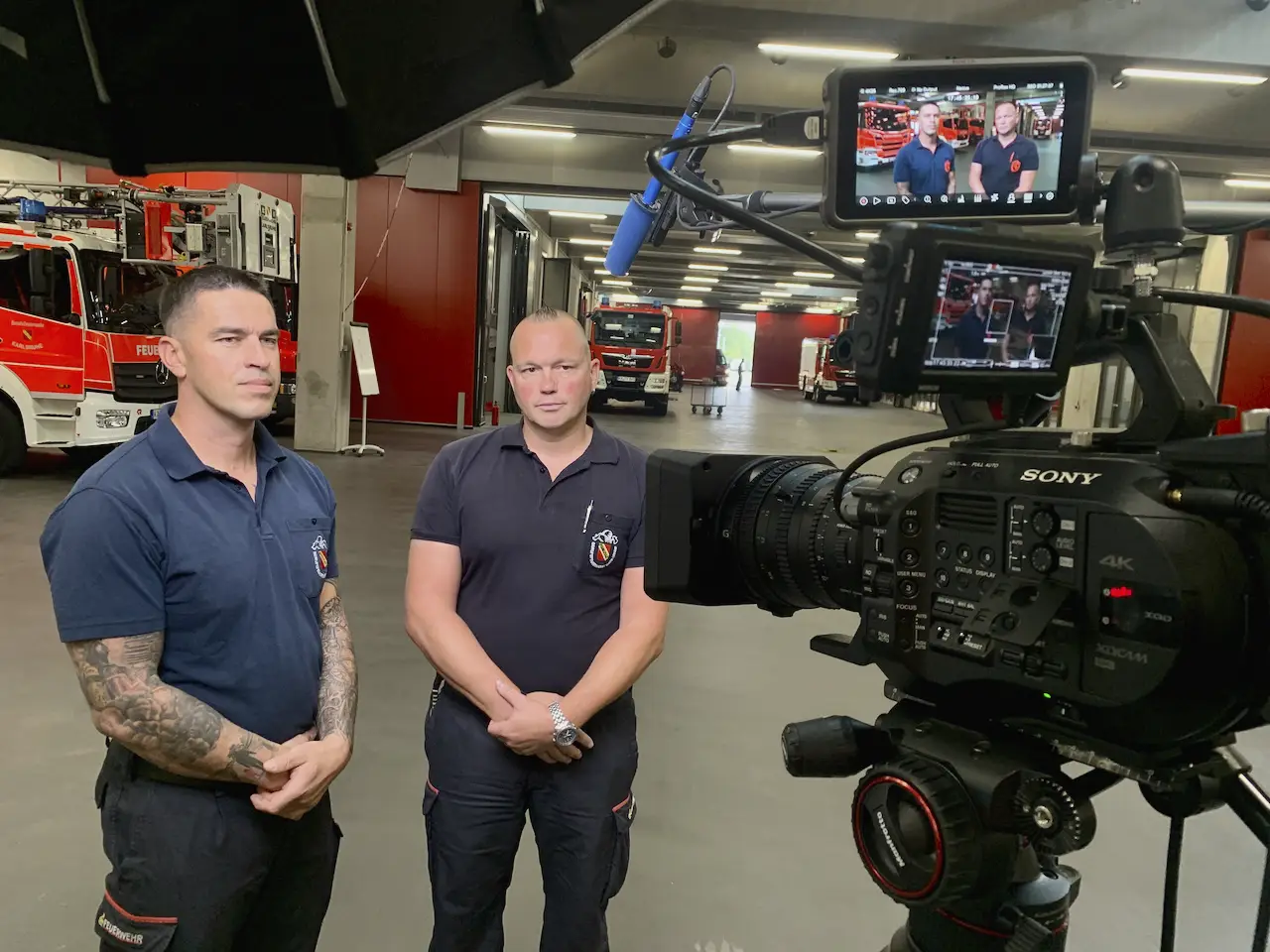 Filmproduktion für Berufsfeuerwehr Karlsruhe