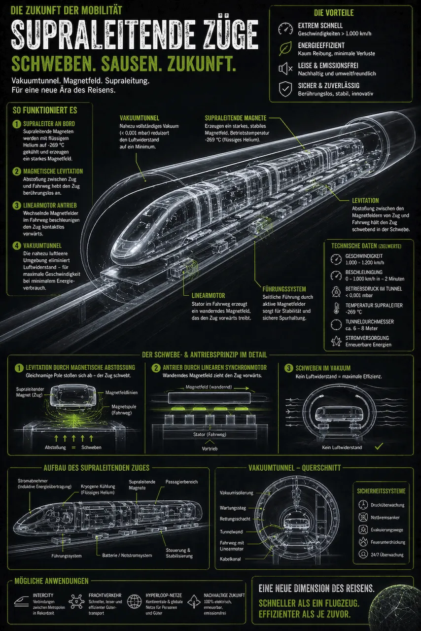 GenAI Illustration Vakuumtunnel