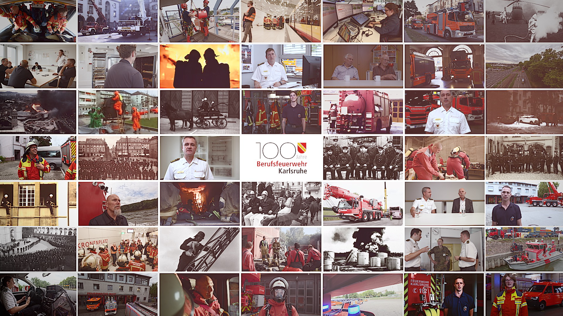 Imagefilm Berufsfeuerwehr Karlsruhe 100 Jahre